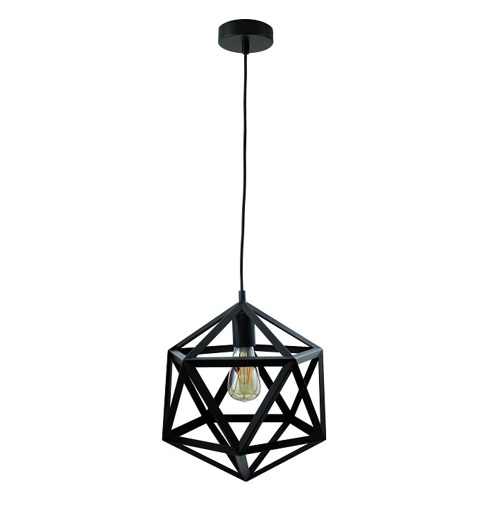 Lustra tip pendul, Negru, 60 W, 1 x E27  Denmark