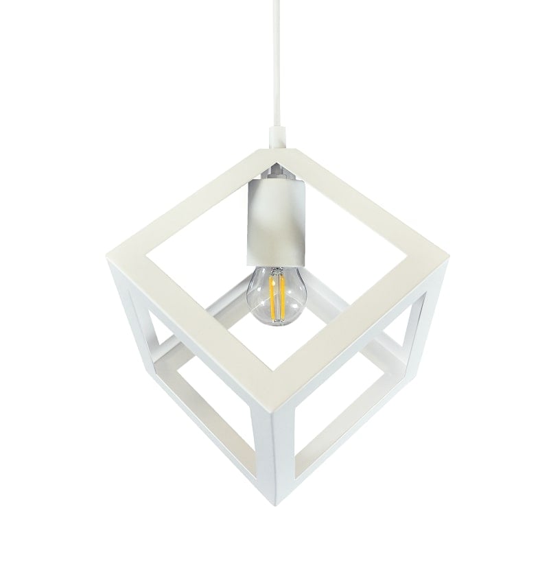 Lustra tip pendul, Alb, 60 W, 1 x E27  Sweden
