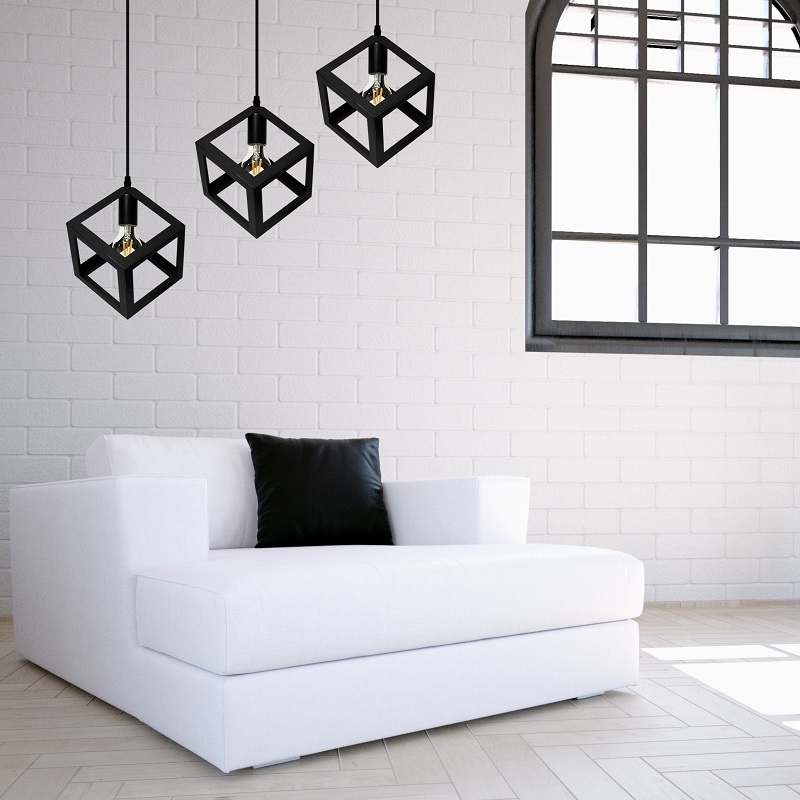 Lustra tip pendul, Alb, 60 W, 3 x E27  Sweden