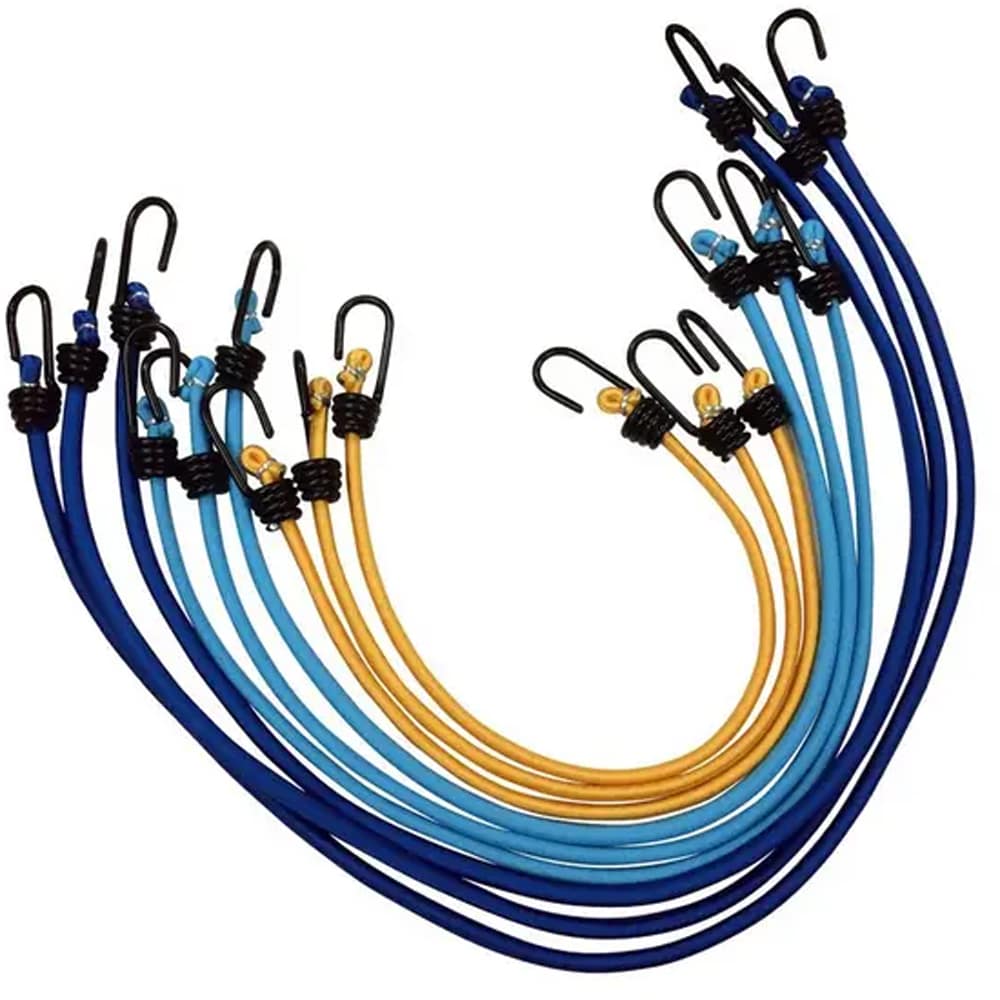 Set 9 corzi elastice 100797920, 60-100cm, multicolor