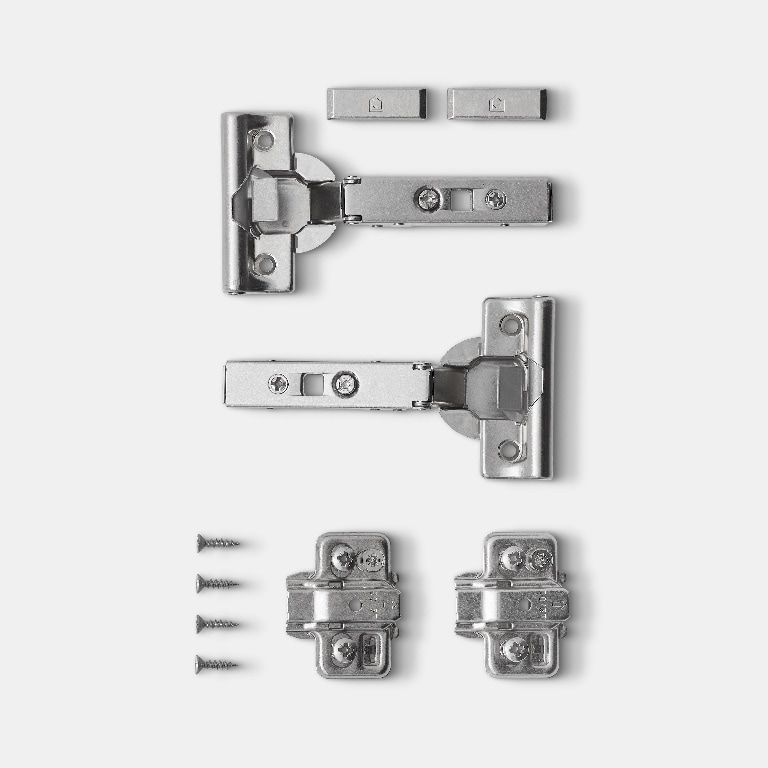 Balama Soft-Close GOODHOME Kombu, unghi 110 grade, clip-on, metal, 2 bucati