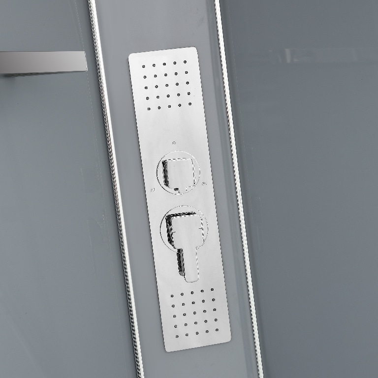 Cabina dus hidromasaj, joasa, semirotunda, 90 x 90 x 220 cm  GoodHome Beloya