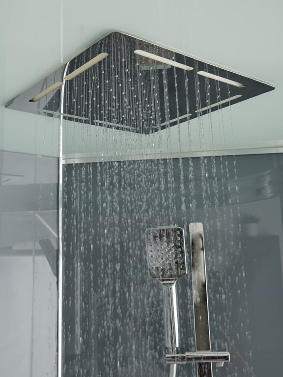 Cabina dus hidromasaj, joasa, semirotunda, 90 x 90 x 220 cm  GoodHome Beloya