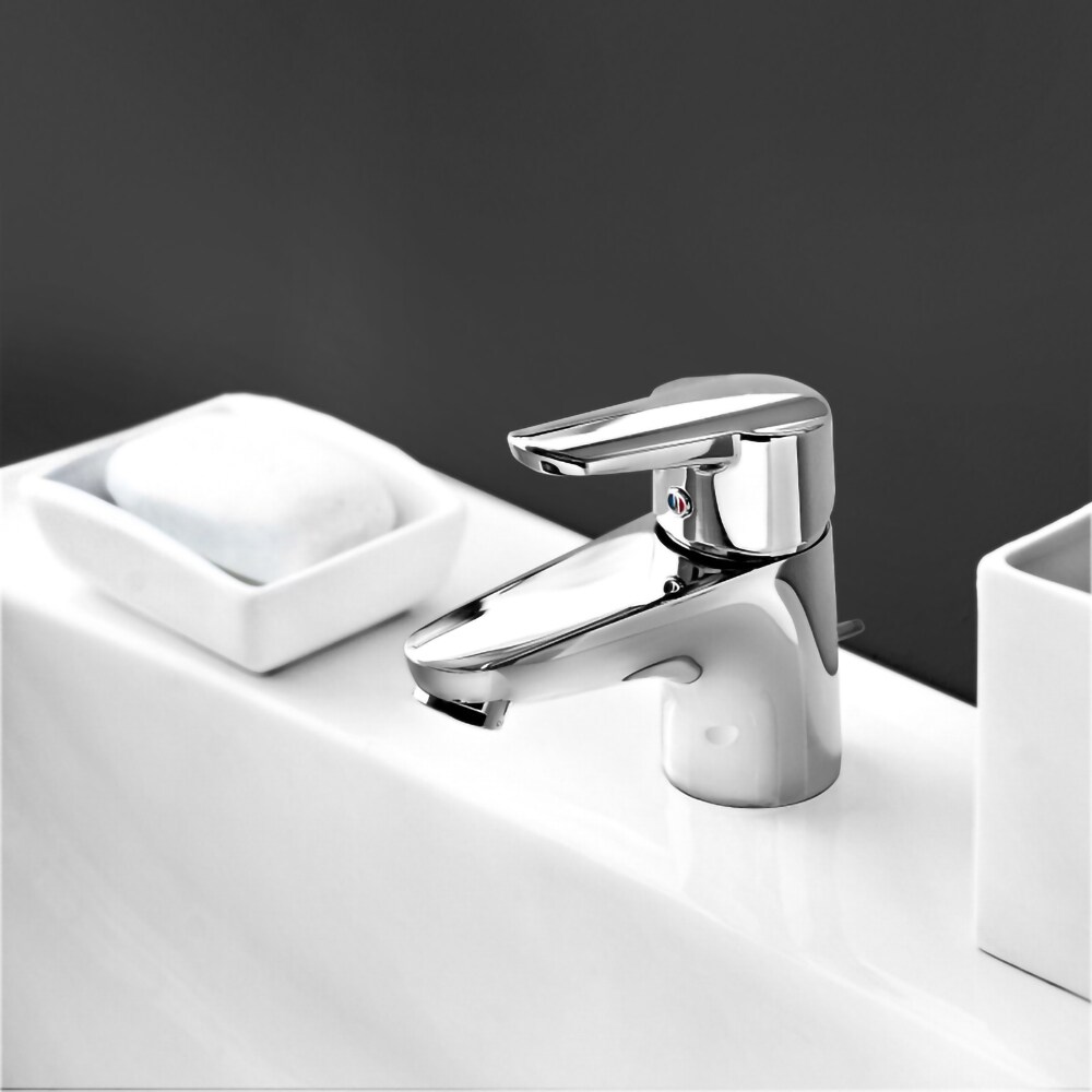 Baterie lavoar KLUDI D-Vise 37181059, monocomanda, alama, crom