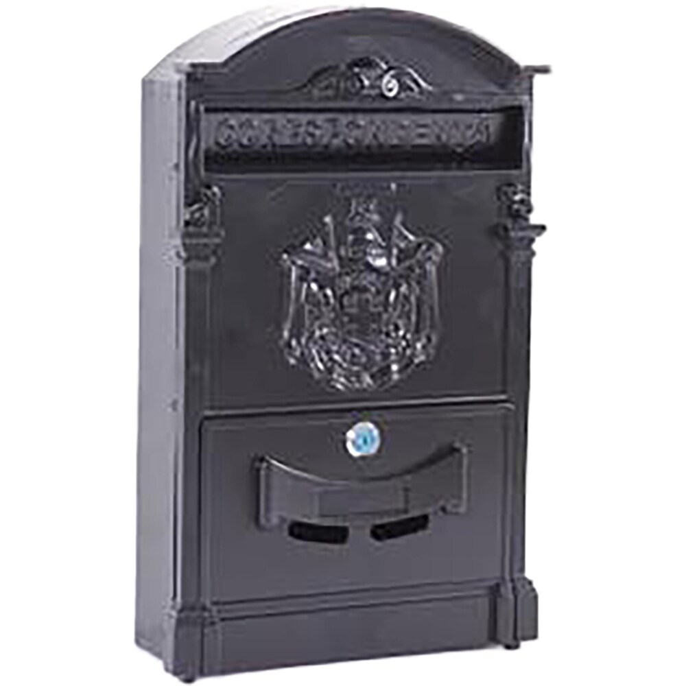 Cutie postala SITE, 25.5x41x9 cm, negru