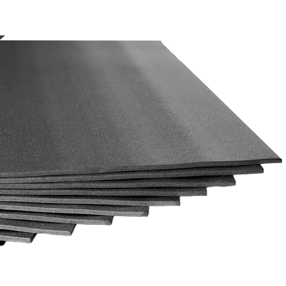 Izolator parchet, polistiren extrudat, grosime 6 mm, 50 x 100 cm, negru