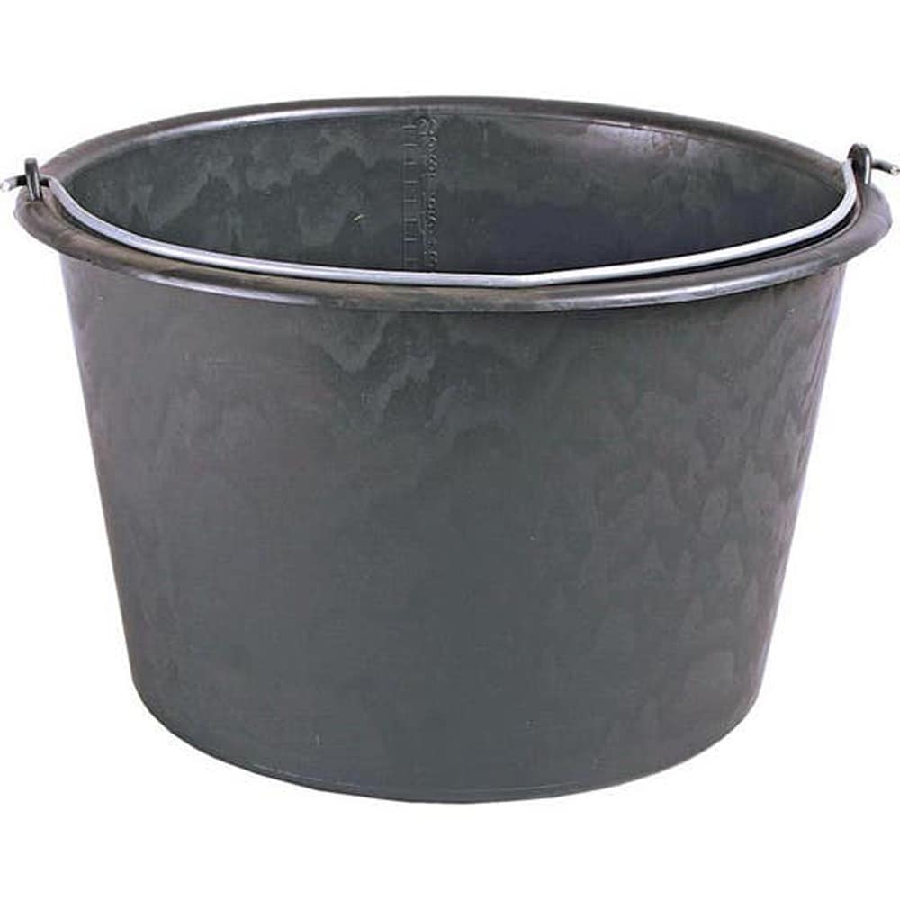 Galeata constructii, 12 l, plastic, negru