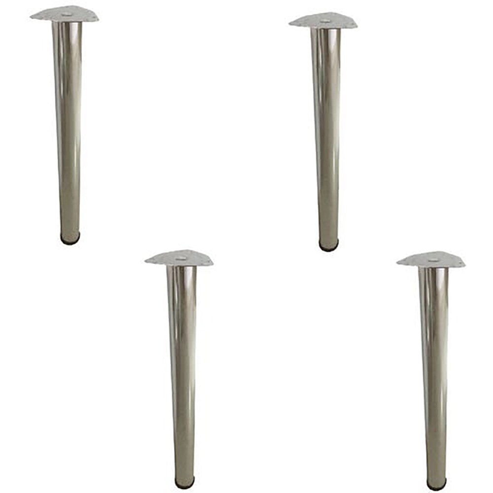 Set picioare masa SITE, 4 bucati, 71x6 cm, otel, crom