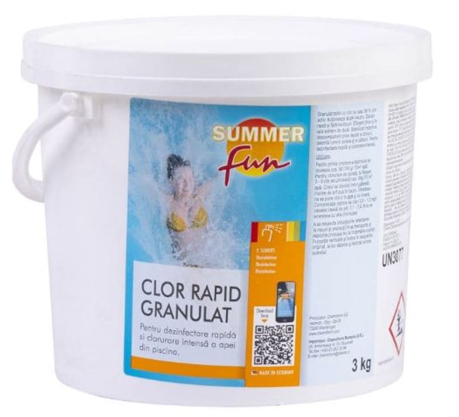 Clor rapid SUMMER FUN, granulat, 3 kg