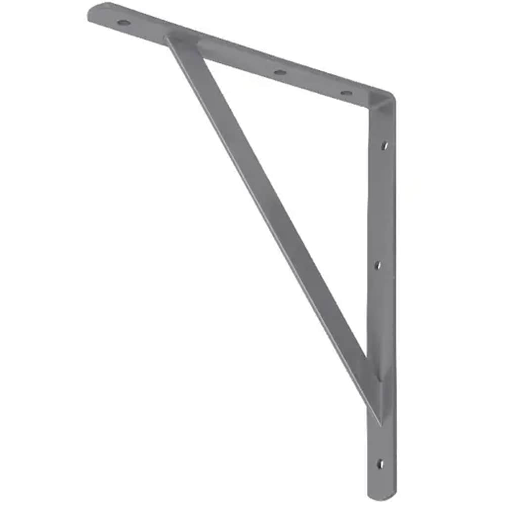 Consola mobila FORM, 30 x 25cm, otel, gri