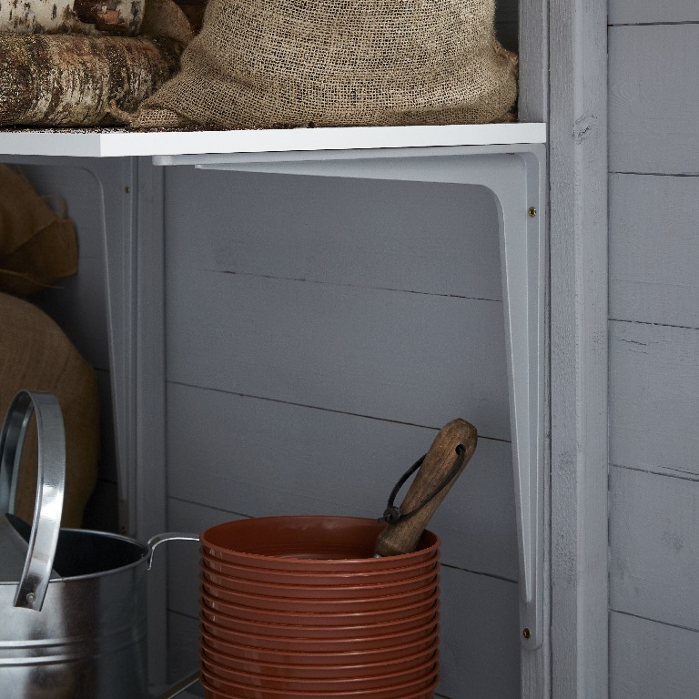 Consola raft, 400 x 450 mm, alb