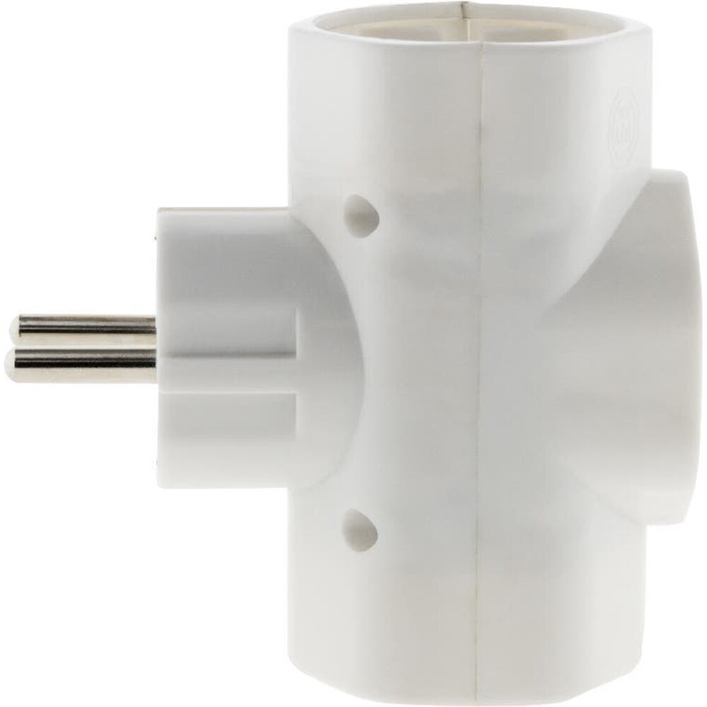 Adaptor priza OPP1, 3 prize, alb