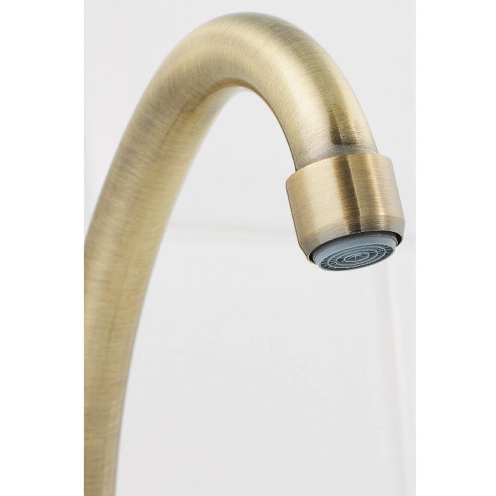 Baterie lavoar COOKE & LEWIS Cercal, metal, auriu