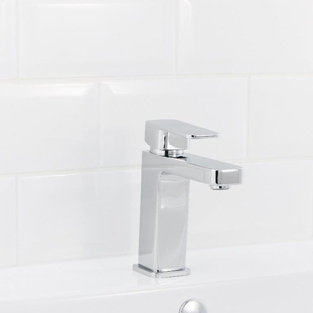 Baterie lavoar COOKE & LEWIS Pazar, metal, argintiu