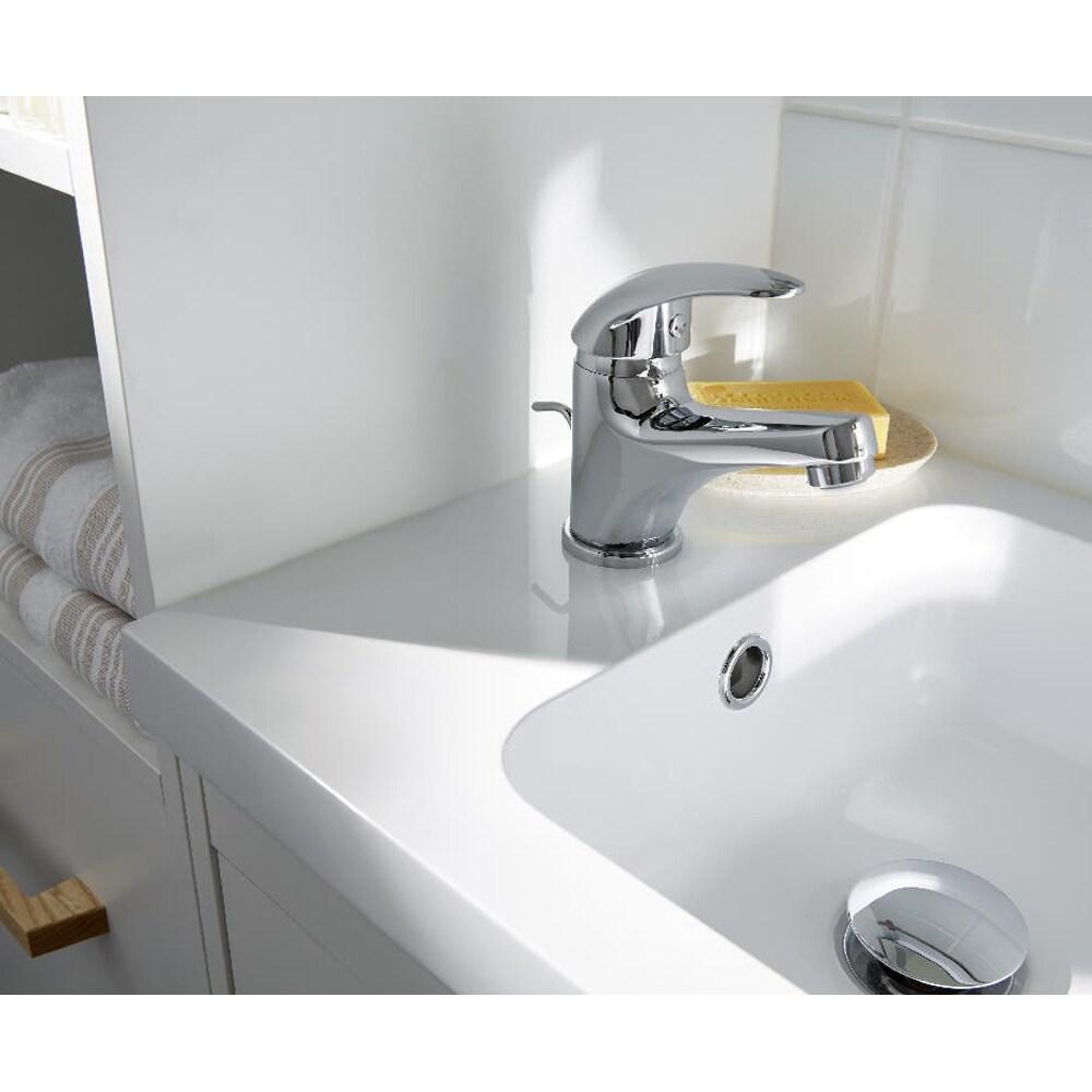 Baterie lavoar COOKE & LEWIS Eidar, alama, argintiu