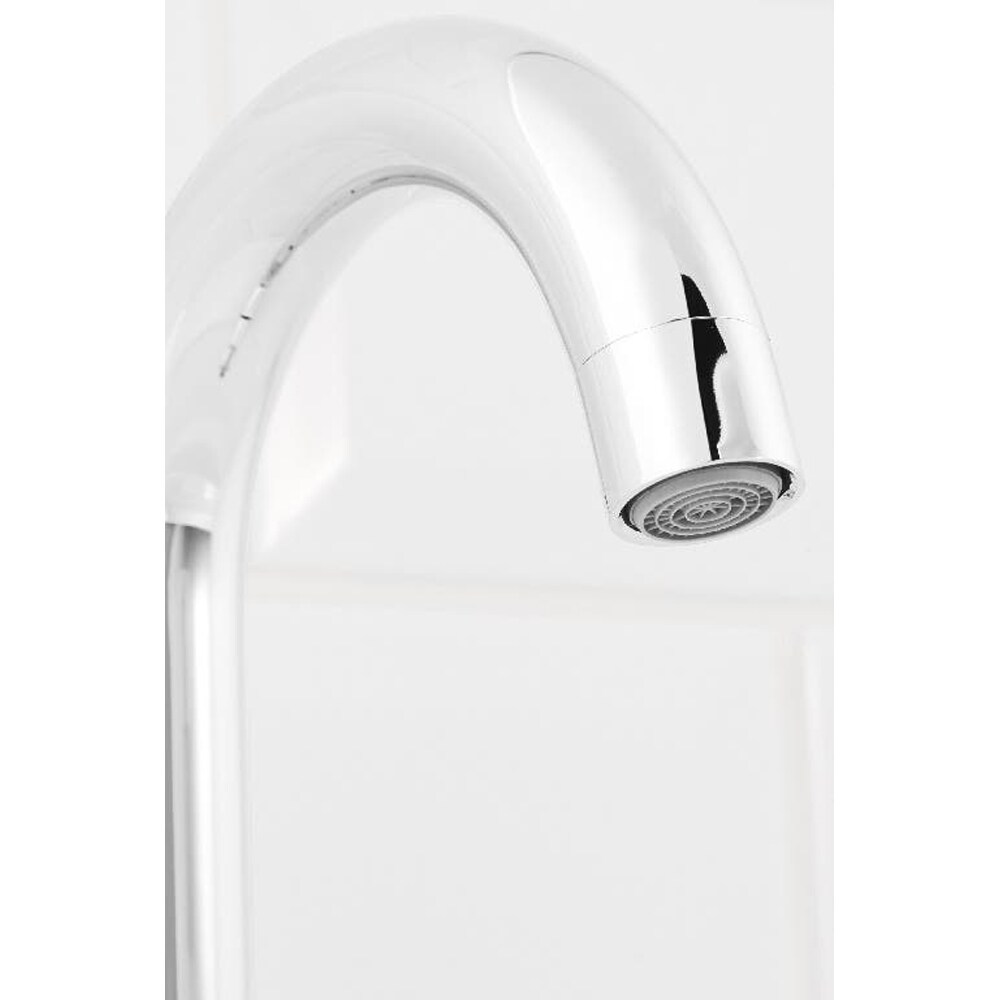 Baterie lavoar COOKE & LEWIS Coggia, alama, argintiu