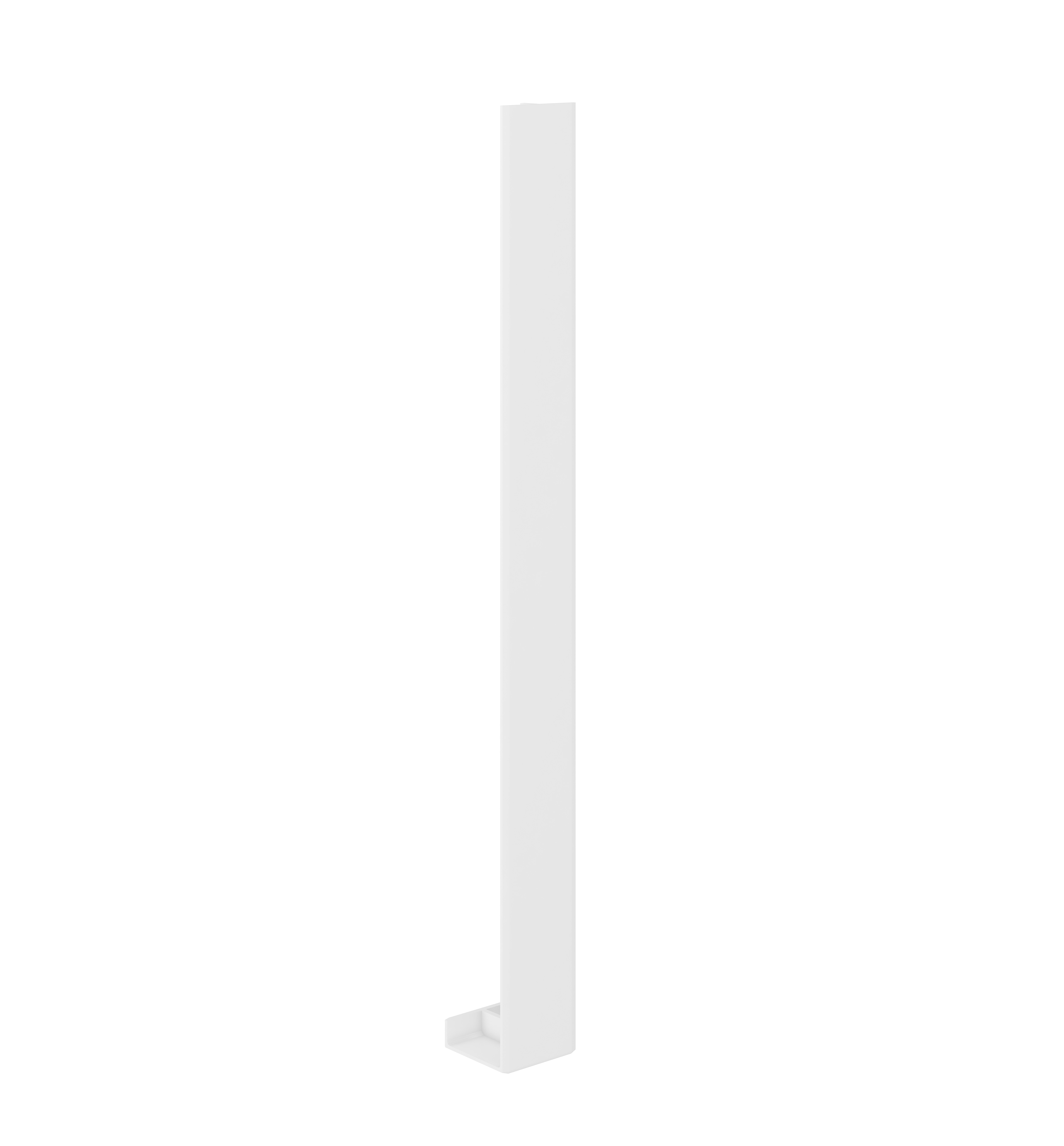 Capat glaf exterior VOX, PVC, 42 x 0.7 cm, alb