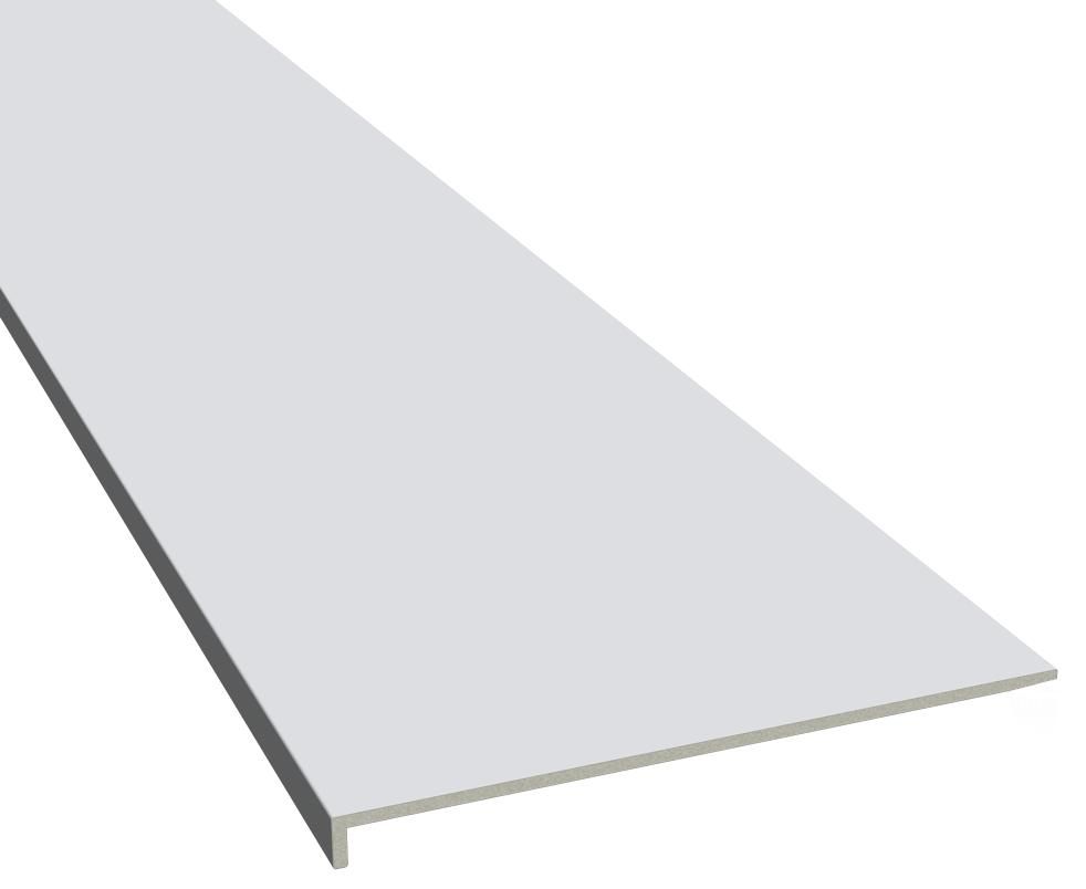 Glaf exterior VOX, PVC, 300 x 20 cm, alb