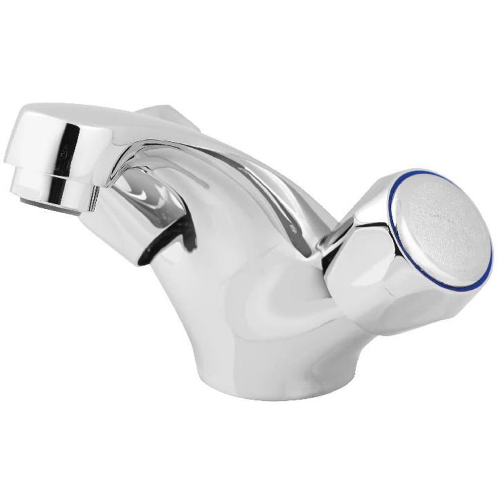 Baterie lavoar GOODHOME Calp, metal, argintiu