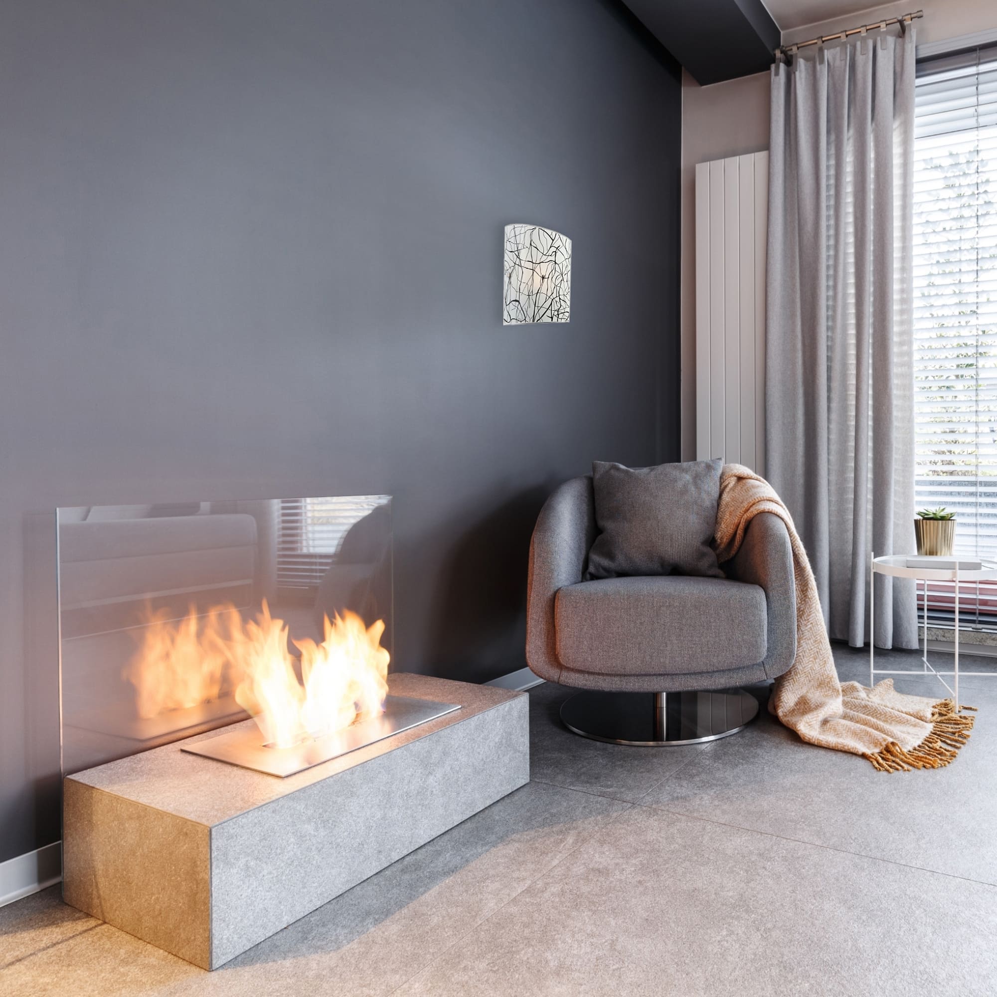 Aplica incandescent, 1 bec, E27  Klausen Elyisia