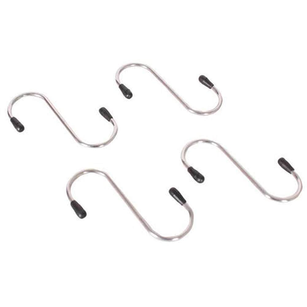 Set carlige, 74 mm, metal, argintiu