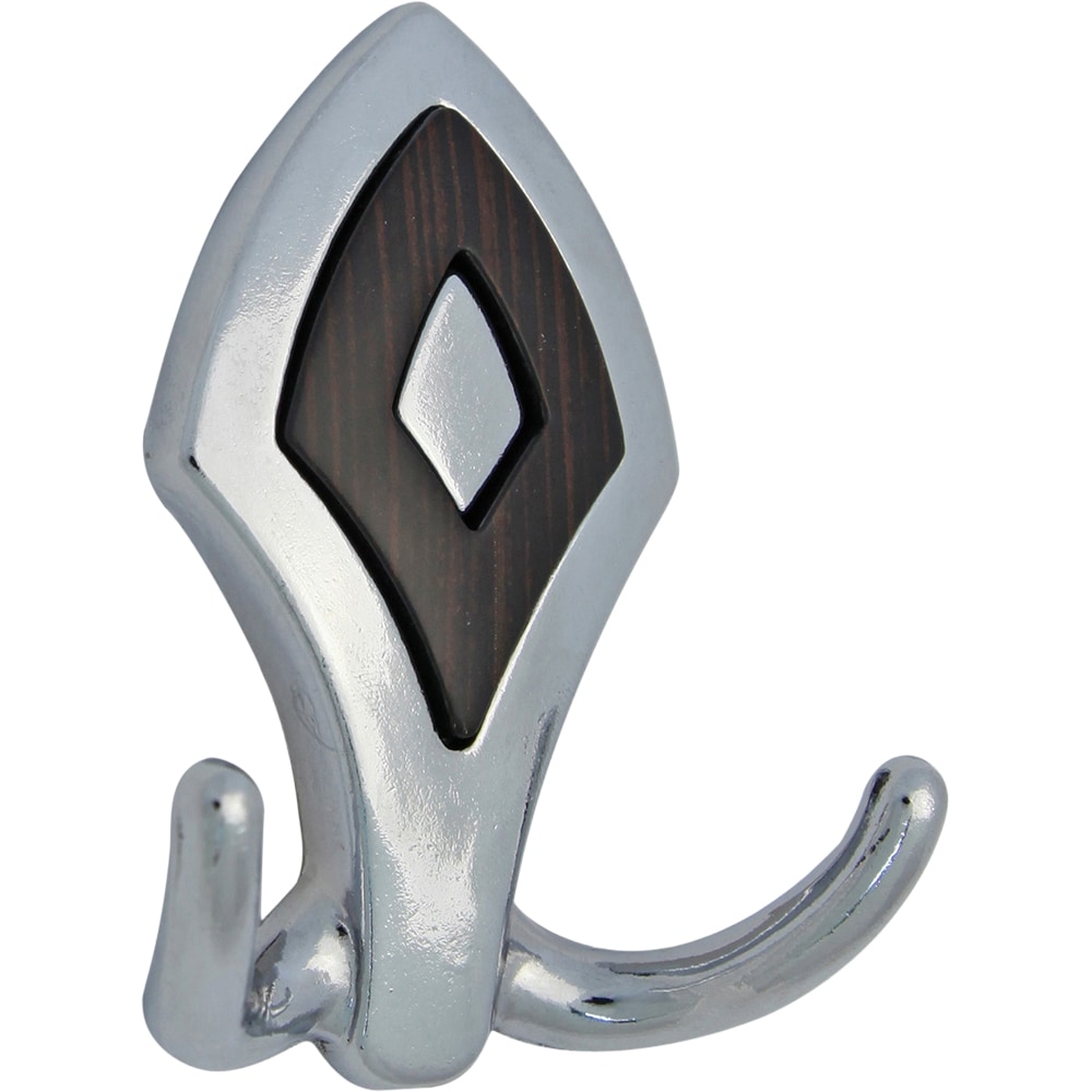 Cuier perete si mobilier, 2 agatatori, metal, argintiu