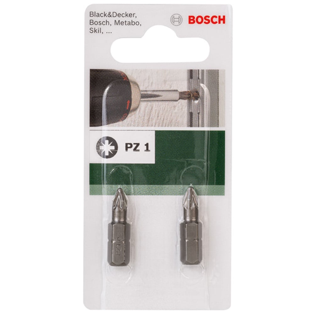 Set biti BOSCH, PZ1, 25mm, 2 bucati