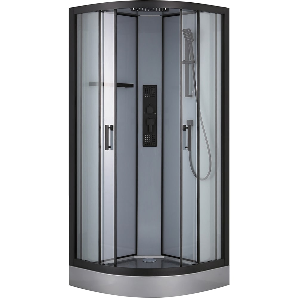 Cabina dus cu hidromasaj GoodHome Beloya, 90x90 cm