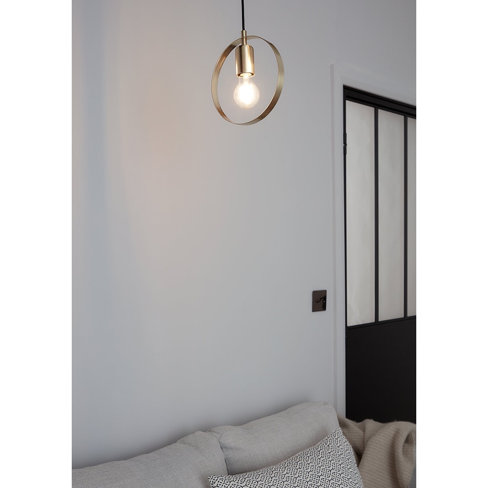 Pendul GOODHOME Kaitains, E27, 60W, auriu