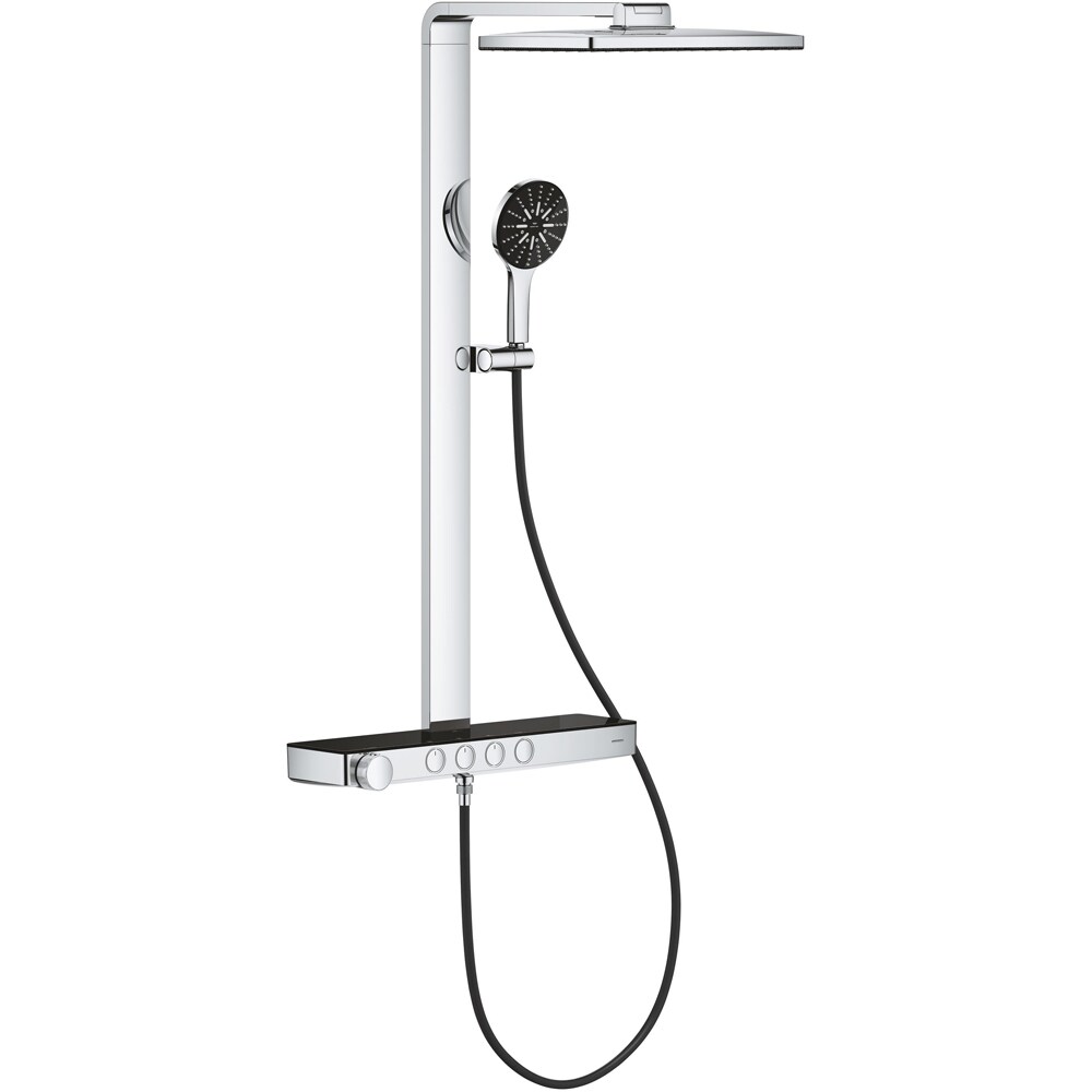 Sistem dus GROHE Rainshower Aqua Pure 100961KI00, termostat, 3 functii, crom