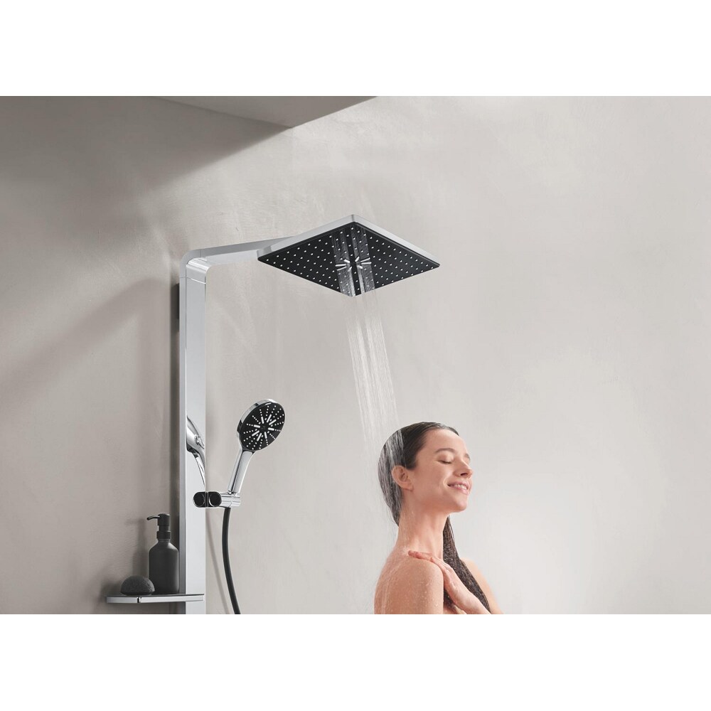 Sistem dus GROHE Rainshower Aqua Pure 100962KI00, termostat, 3 functii, crom