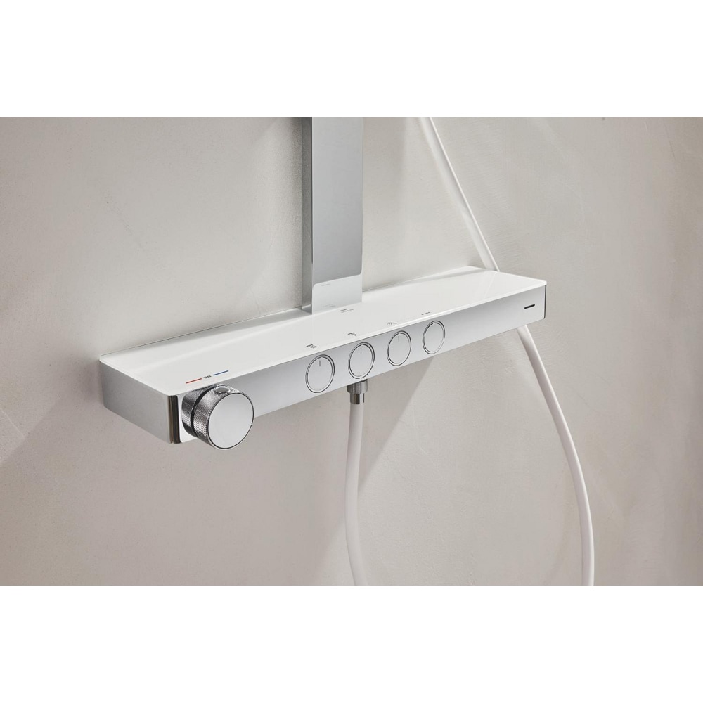 Sistem dus GROHE Rainshower Aqua Pure 1009640000, termostat, 3 functii, crom