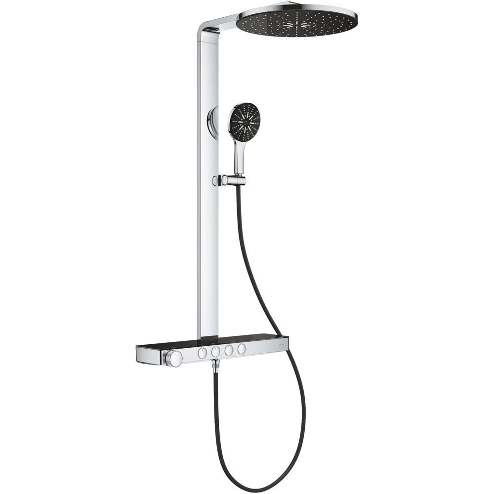 Sistem dus GROHE Rainshower Aqua Pure 100964KI00, termostat, 3 functii, crom