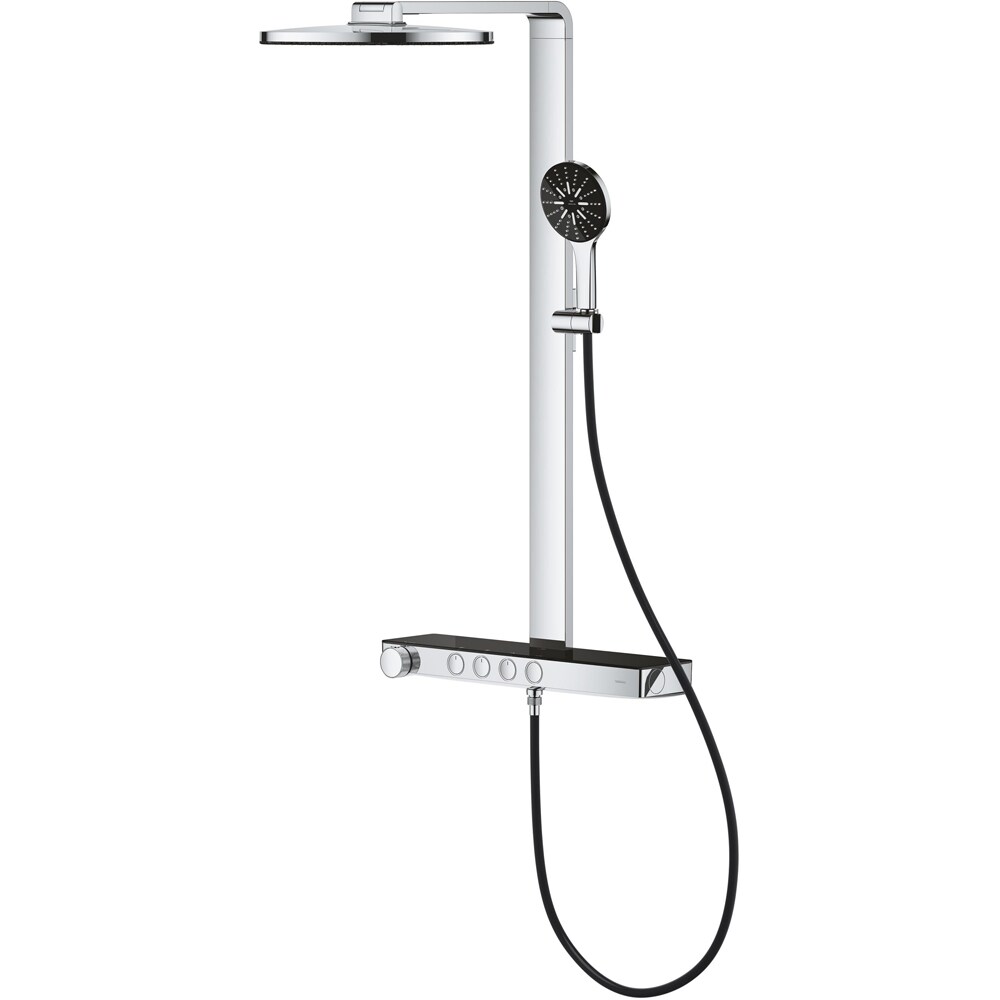 Sistem dus GROHE Rainshower Aqua Pure 100964KI00, termostat, 3 functii, crom