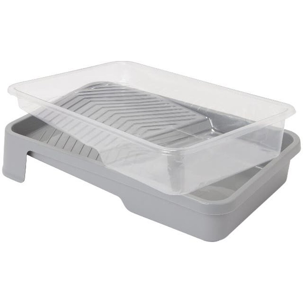 Tavi trafalet GOODHOME, plastic, 40.9 x 25 x 7cm, alb, 3buc