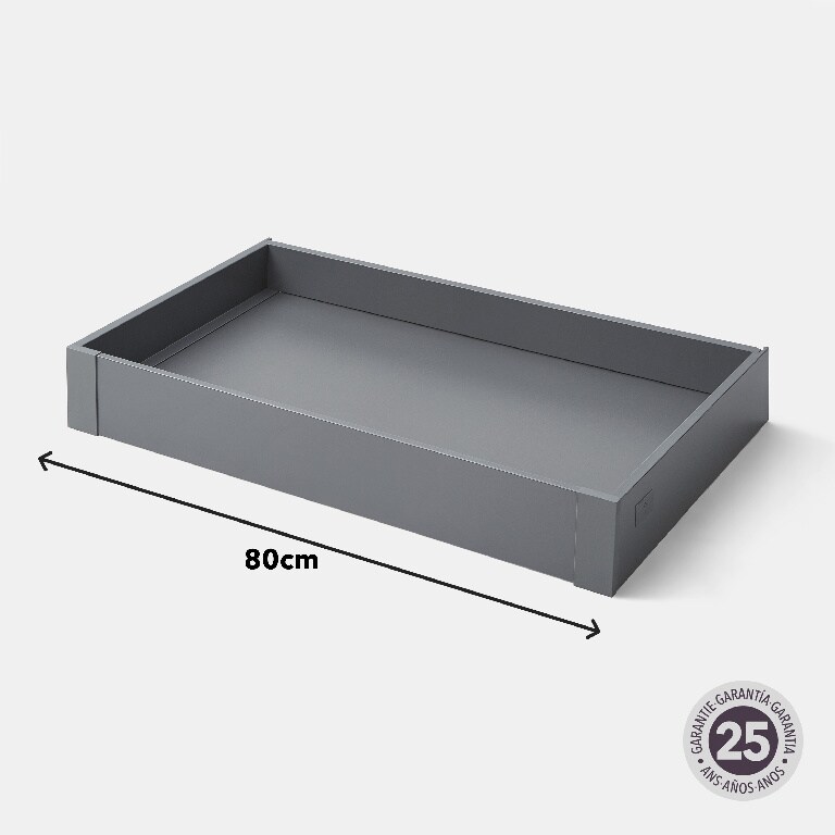 Front sertar GoodHome Soto, 80 cm, antracit