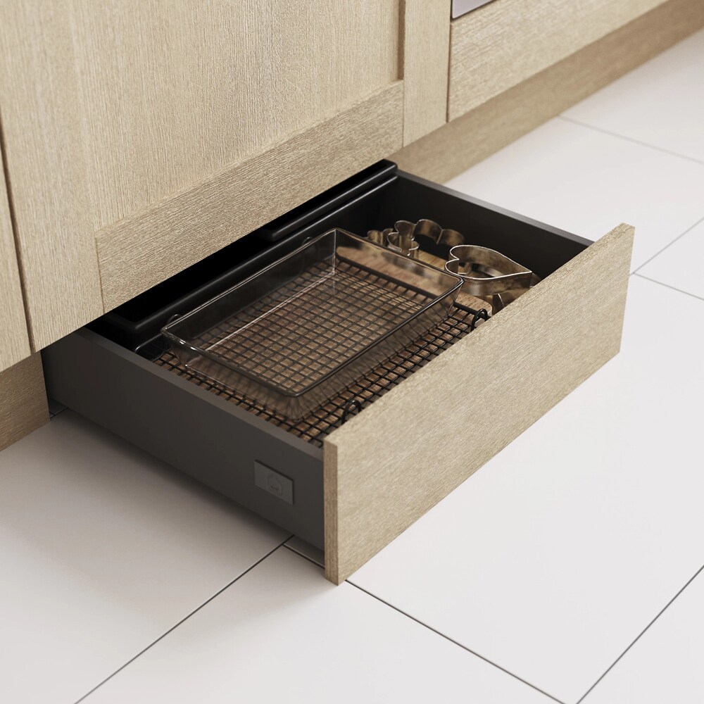 Kit pentru montaj sertar in plinta GOODHOME Soto, otel, 3.5 x 0.5 x 1.3 cm, gri