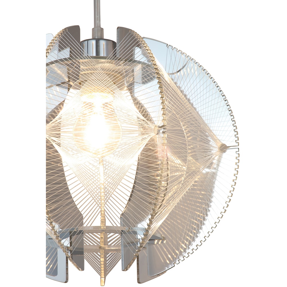 Pendul GOODHOME Bastberg, E27, 42W, transparent