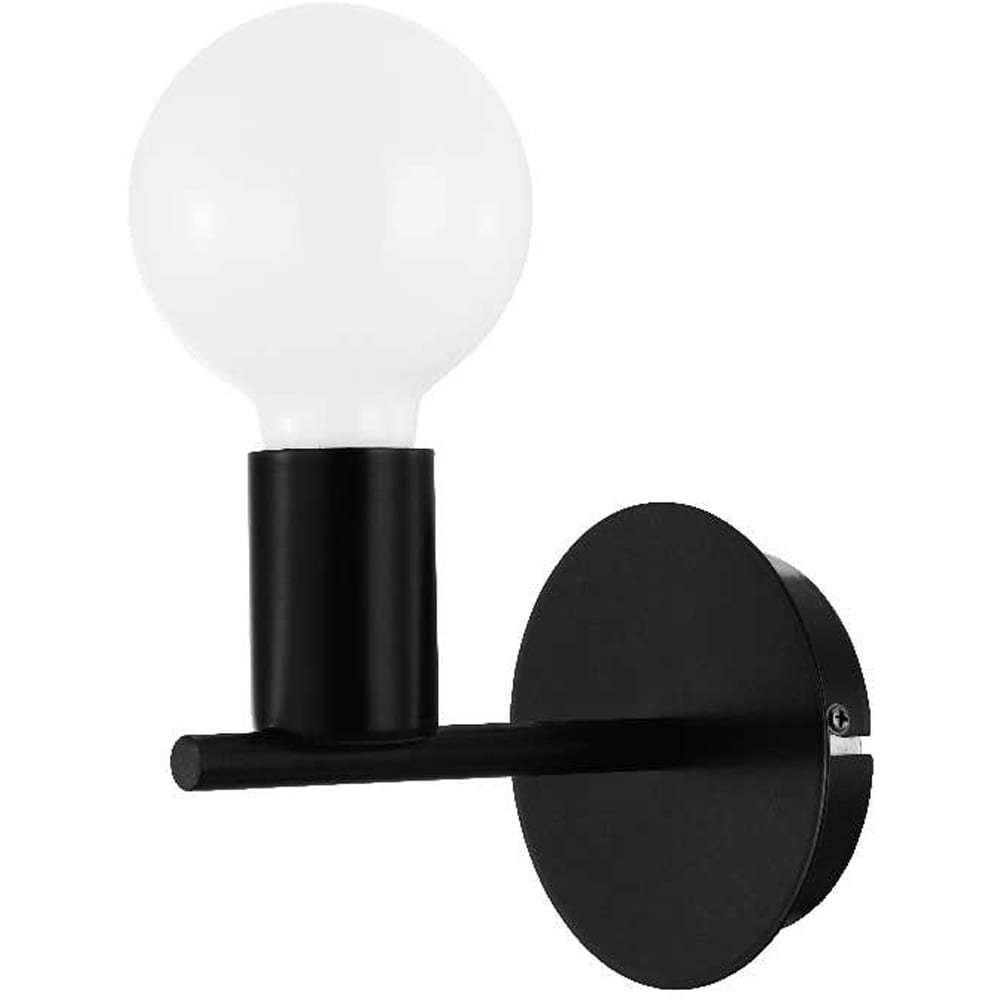 Aplica GOODHOME Darrah, 60W, E27, IP20, negru