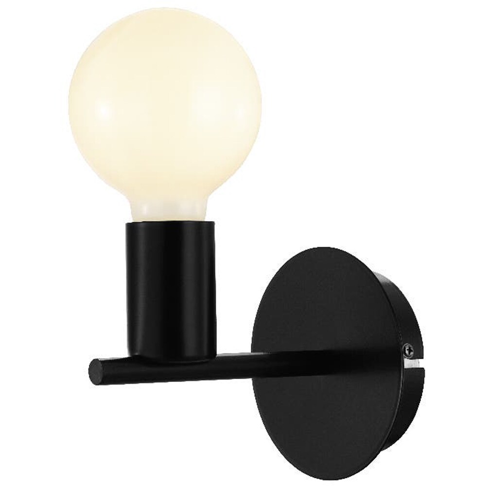 Aplica GOODHOME Darrah, 60W, E27, IP20, negru