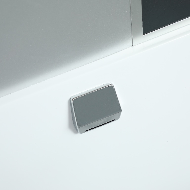 Cabina dus cu hidromasaj GoodHome Onega, dreptunghiulara, 85 x 170 x 215 cm, sticla securizata 5mm, profil argintiu