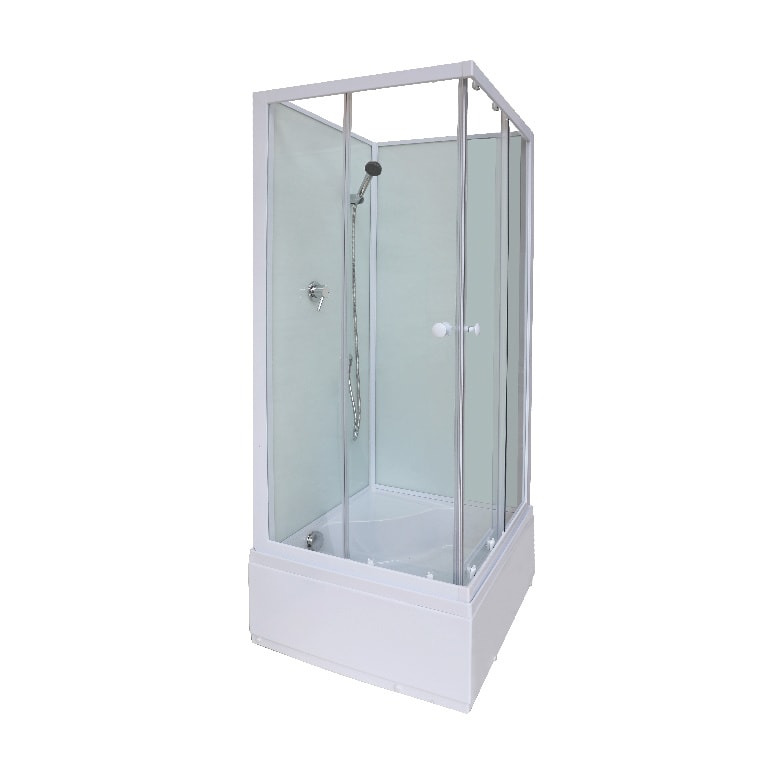 Cabina dus simpla, inalta, patrata, 80 x 80 x 200 cm  GoodHome Arkell