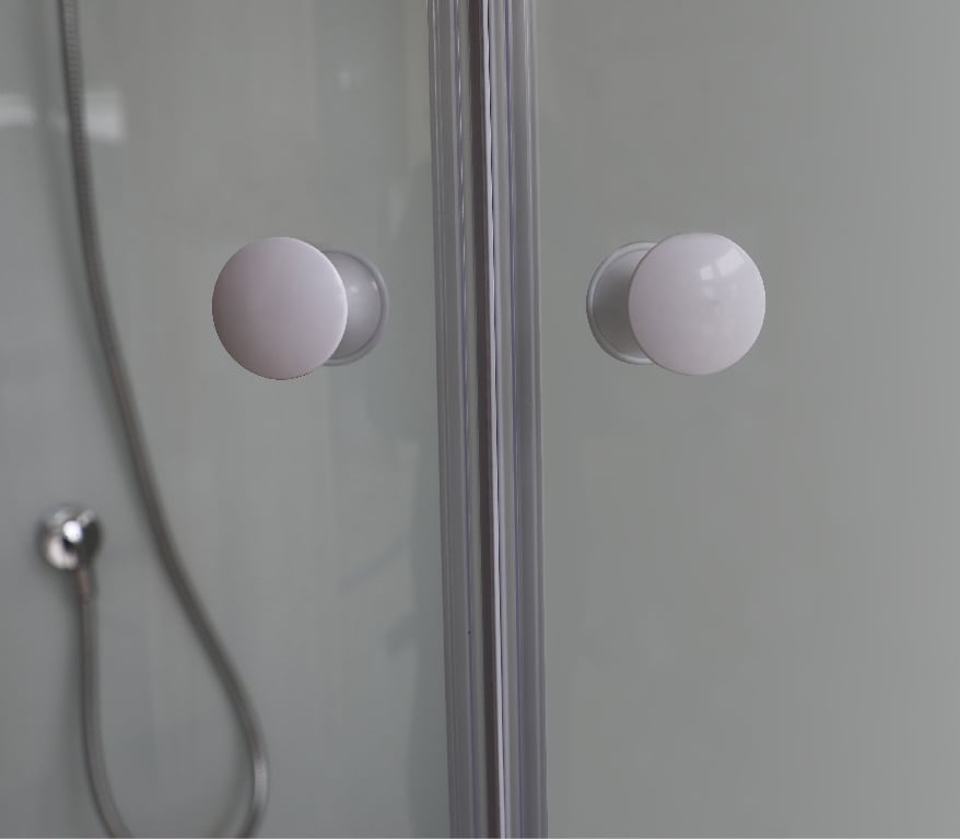 Cabina dus simpla, joasa, patrata, 80 x 80  cm  GoodHome Arkell