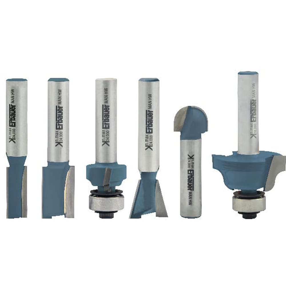 Set 6 freze ERBAUER, 8mm