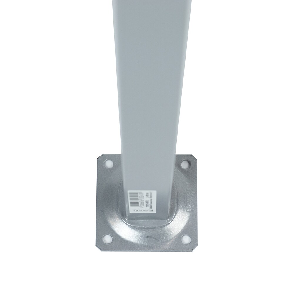 Picior patrat 25x25 h800 argintiu
