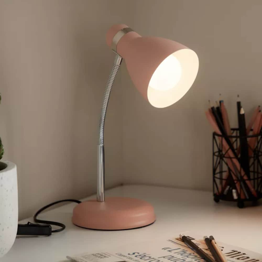 Veioza GOODHOME Narajo, E27, IP20, roz