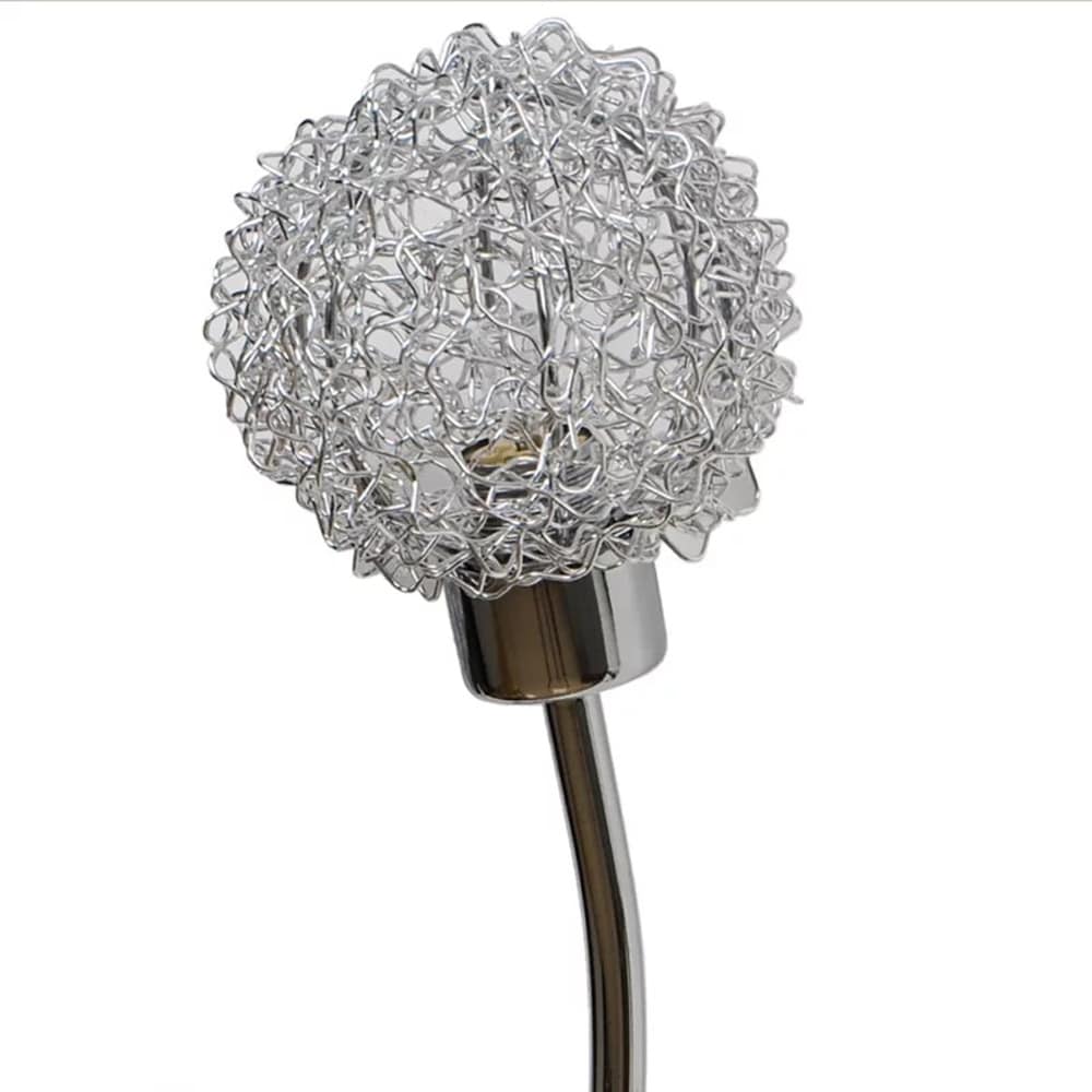 Aplica de perete Phaidros GoodHome, 2  G9, LED compatibil, argintiu