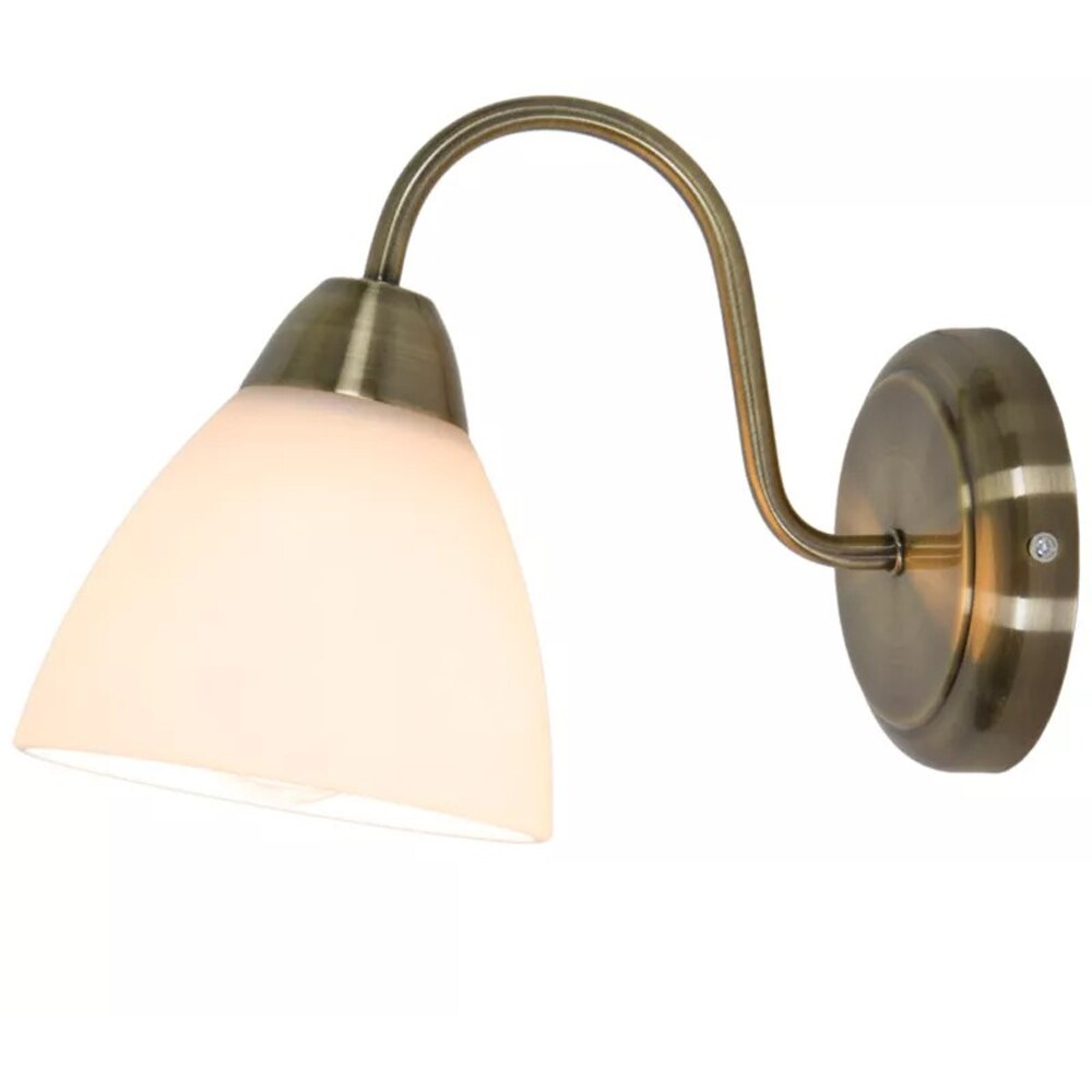 Aplica de perete Saucats GoodHome, E27, LED compatibil, auriu