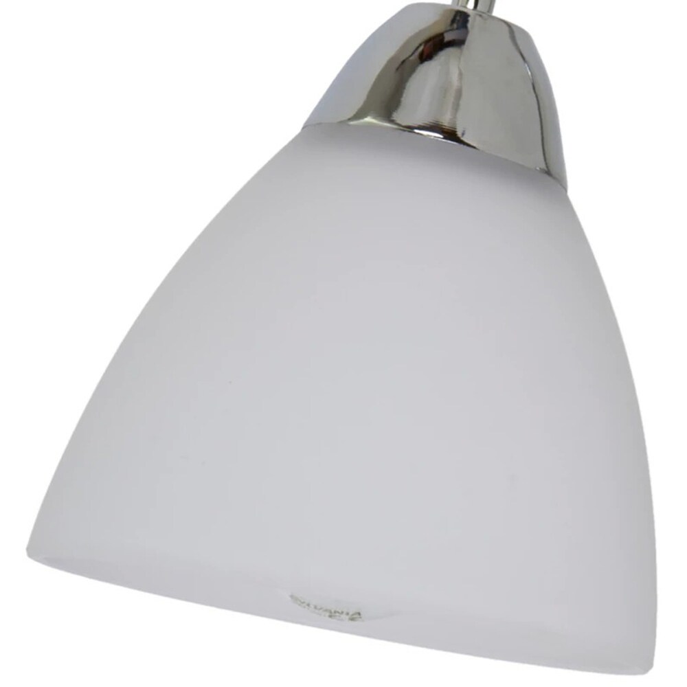 Aplica de perete Saucats GoodHome, E27, LED compatibil, argintiu