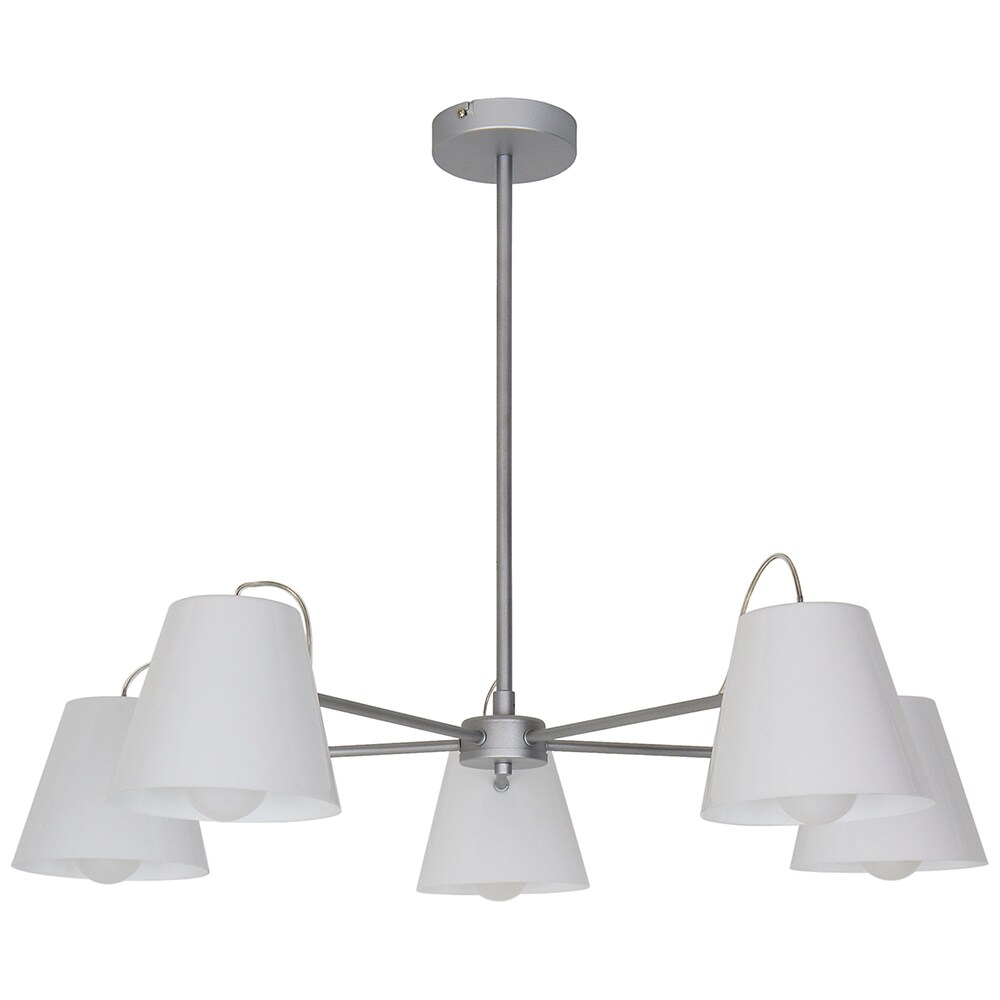 Pendul GOODHOME Syenite, E27, 10W, argintiu